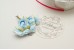 Artificial Flower on wire "Rose (R19) - 3.5 cm, Pack of 6